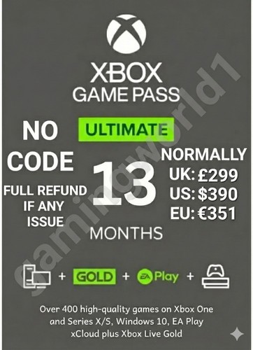 Xbox game pass ultimate - xbox,
